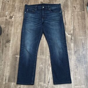 Uniqlo Slim Straight Selvedge Denim Jeans